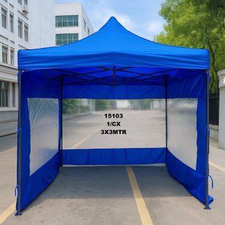 Gazebo 3 metro x 3 metro cerrado con paredes