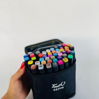 Fibras Resaltadores 48 Piezas Doble Punta