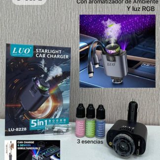 Cargador y humidificador para auto