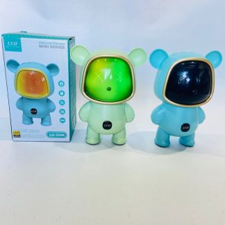 Parlante marca LUO con Bluetooth, recargable USB y Luces