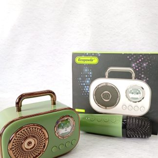 Parlante ECOPOWER con Micrófono y Luz Tenue