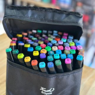 Marcadores doble punta 80 piezas