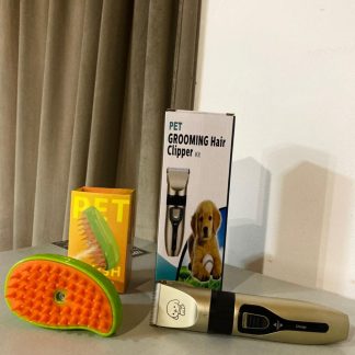 Combo Mascota - Máquina Cortapelos y Cepillo de Vapor para Perros