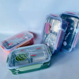 Lonchera de metal por dentro varios colores