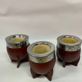 Imperial virola de acero, calabaza por dentro y forrado en cuero