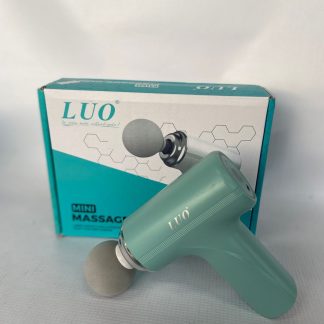 Pistola masajeadora marca LUO inalambrico con cargador velocidades diferentes incluye accesorios
