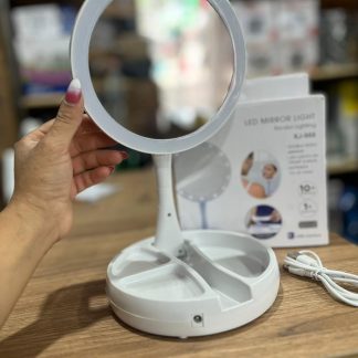 Espejo redondo Led con 2 espejos, uno con aumento XJ-9888