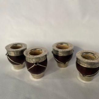 Mate imperial Lozada, calabaza con detalles de 100% alpaca