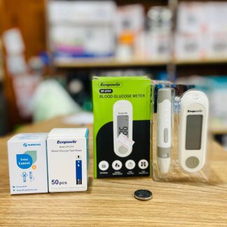 Medidor de Glucosa ECO-POWER sin Codificación, Muestra 0.7μL, Resultados en 5s, Memoria 500