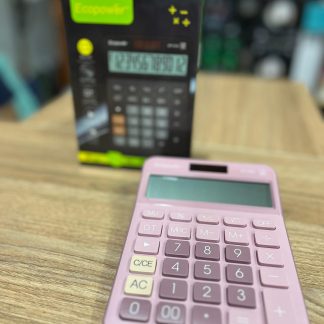 Calculadora ECOPOWER EP-302 Pantalla Grande 12 Dígitos Dual Solar y Batería
