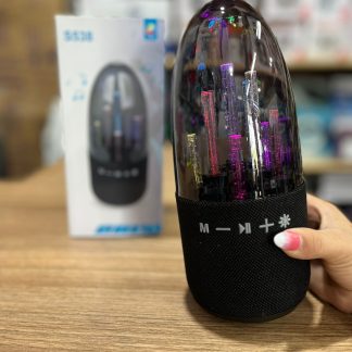 Parlante con Luces LED Bluetooth, Entrada USB y TF