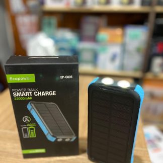 Cargador inalámbrico EP-805 con carga solar y linterna