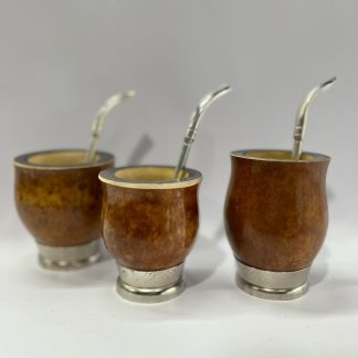 Mate de Calabaza con Base de Madera