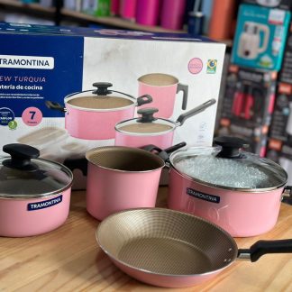 Set de ollas Tramontina de 7 piezas