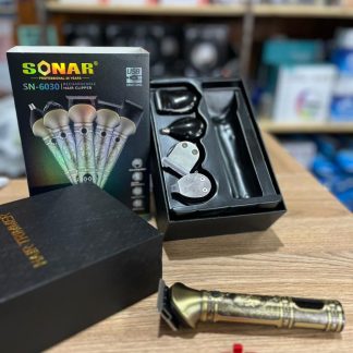 Máquina SONAR 6030 - Afeitadora 5 en 1 Recargable USB con Cabezales Intercambiables