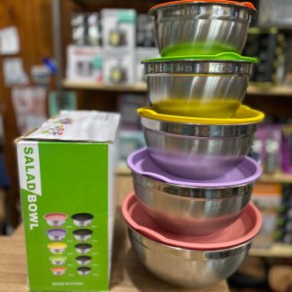 Set de bowls x5pcs con tapas