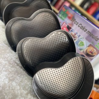 Moldes para torta x5pcs Antiadherente De corazon Desmontables