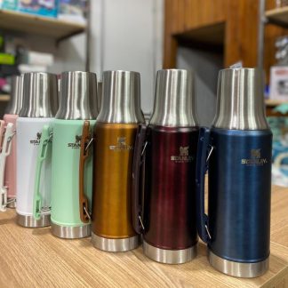Termos system de 1l con pico a rosca y bombilla pico cebador