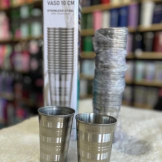 Vasos de aluminio de 10cm Super lindos c/u