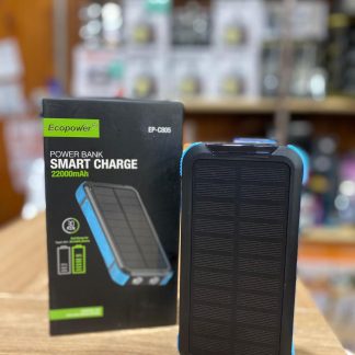 Cargador portátil Capacidad de 22.000 mAh Con carga solar y linterna