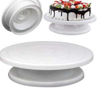 Soporte giratorio para decoración de torta