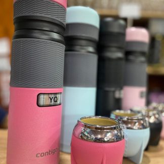 Termo marca Contigo de 800ml con mate de PVC pampa