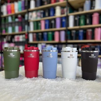Cafeteros clásicos de 510ml con goma antideslizante