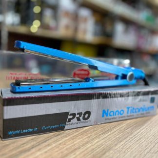 Planchita nano Placas de titanium ultra lisas Alcanza temperatura hasta 450°F Ajuste de temperatura