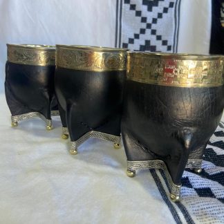 Mate imperial con base y virola de alpaca