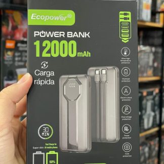 Cargador portatil ecopower 12000MAH