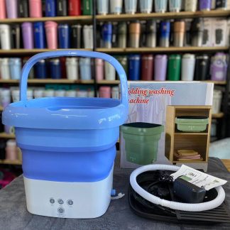 Lavadora portátil Diseño plegable para poder guardar con facilidad Capacidad ideal para cargar prendas pequeñas Consultar colores disponibles