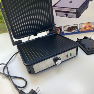Churrasquera electrica Marca AMERICAN DOR Amplia Antiadherente Súper práctica
