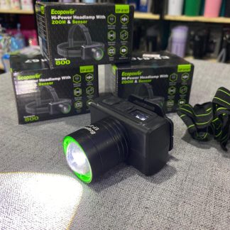 Linterna minera ECOPOWER 8187 Potencia 800 lúmenes, recargable
