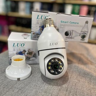 Camara foco MARCA LUO INSTALACION CON BOMBILLO 8 LED Infrarrojos para la vision nocturna Rotacion de 360
