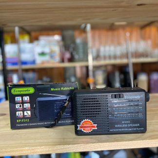 Radio ECOPOWER Múltiples Bandas Bluetooth Pendrive Tarjeta SD Doble Carga
