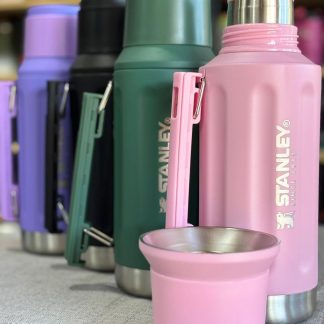 Termos con pico system 1 litro Doble tapa, se puede utilizar como mate Bombilla de regalo
