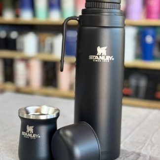 Combo media manija total black incluye mate y bombilla