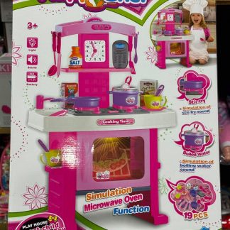 Cocinita Happy Cheff con luz y sonido 19pcs a pilas