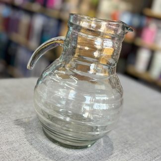 Jarra de vidrio espiral