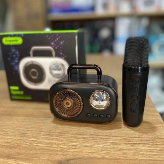Parlante ECOPOWER con Micrófono, Carga USB y Apagado Automático