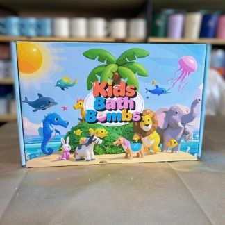 Bath bombs con sorpresas de animales
