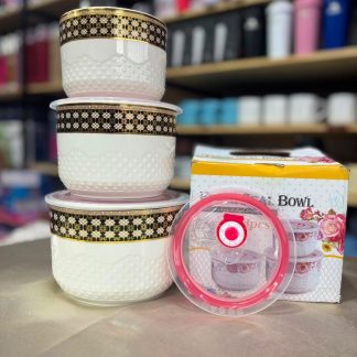 Bol de porcelana con tapa
