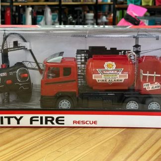 Camion de bomberos a control con bateria recargable