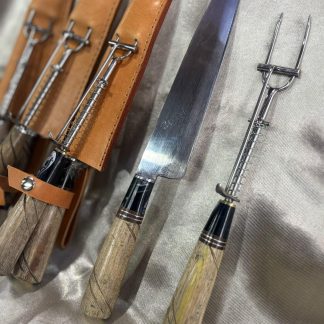 Combo cuchillo disco de arado 20cm con tenedor con resorte incluido