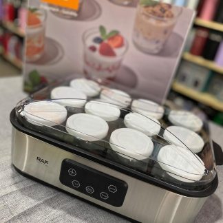 Yogurtera con 12 frascos de vidrio - Marca RAF