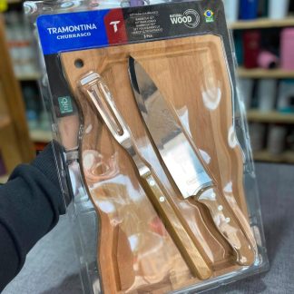 Kit churrasco Tramontina cuchillo y tenedor