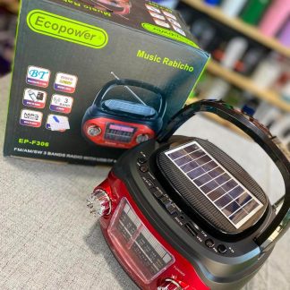 Radio ECOPOWER ET-306 Panel Solar USB Auxiliar