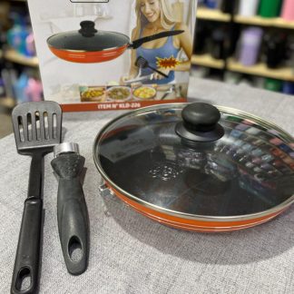Sartén Jeff le Chef 26cm con espátula y tapa de vidrio