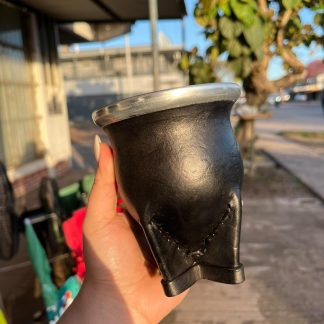 Mate vaqueta premium forrado en cuero