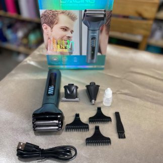 Máquina darling 3en1 Rasuradora Patillera Y Cabezal Para Nariz/Oreja Cepillo Peines Guías